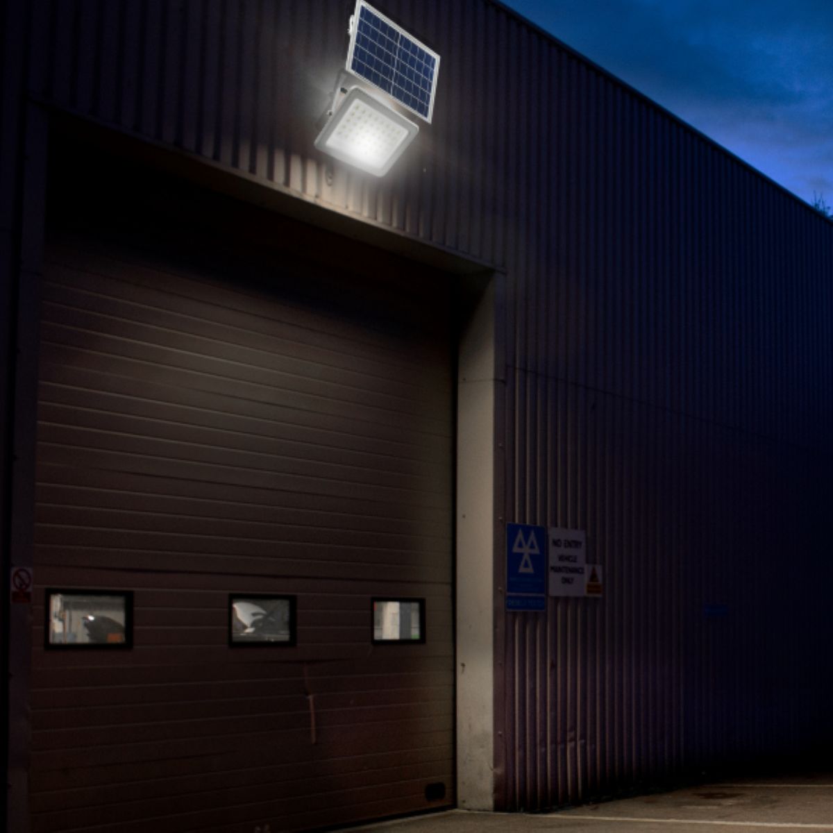 Refletor Solar LED 100W Luz Branca IP65 C/Controle Dairu, marca Dairu - Foto 2