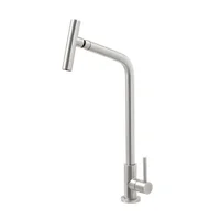 Torneira Versa Inox c Bica Articulada
