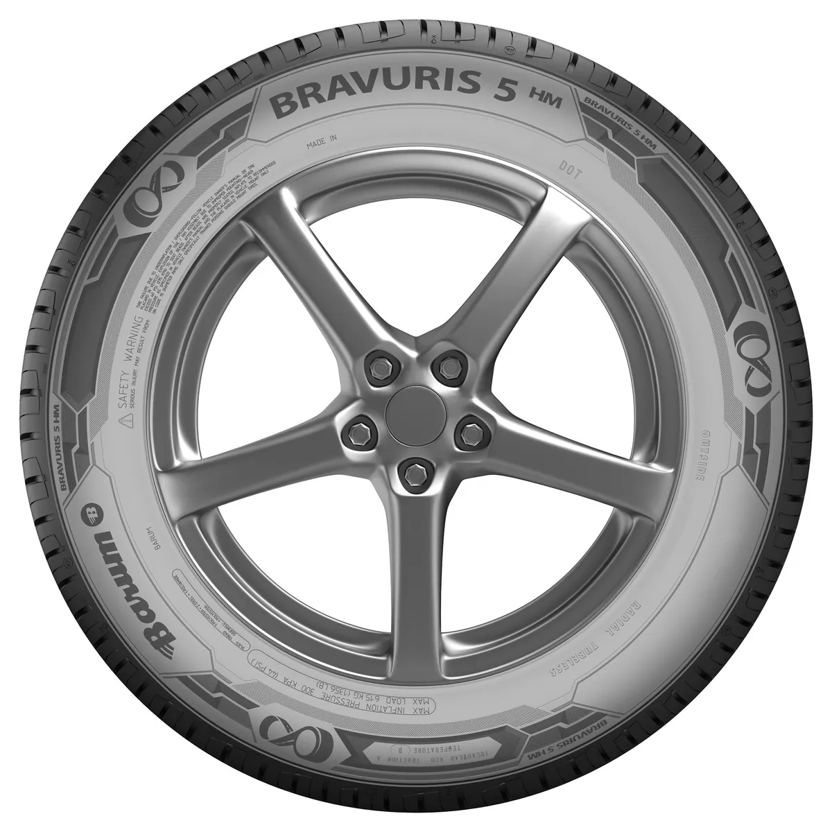 Pneu Aro 13 175/70R13 82T Bravuris 5HM Barum, marca Barum - Foto 2