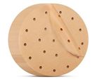 Conjunto de 50 Tapetes Redondos de Papel Descartável para Air Fryer 18,5x18,5cm Lyor