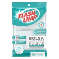 Conjunto De Bolsas Para Lavar Roupas 3 Peças