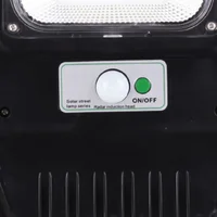 Luminaria Solar Poste Preta 50w Biv