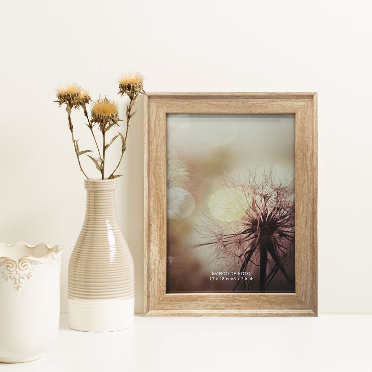 Porta Retrato Ally 13X18 Natural Just Home Collection, marca Just Home Collection - Foto 2