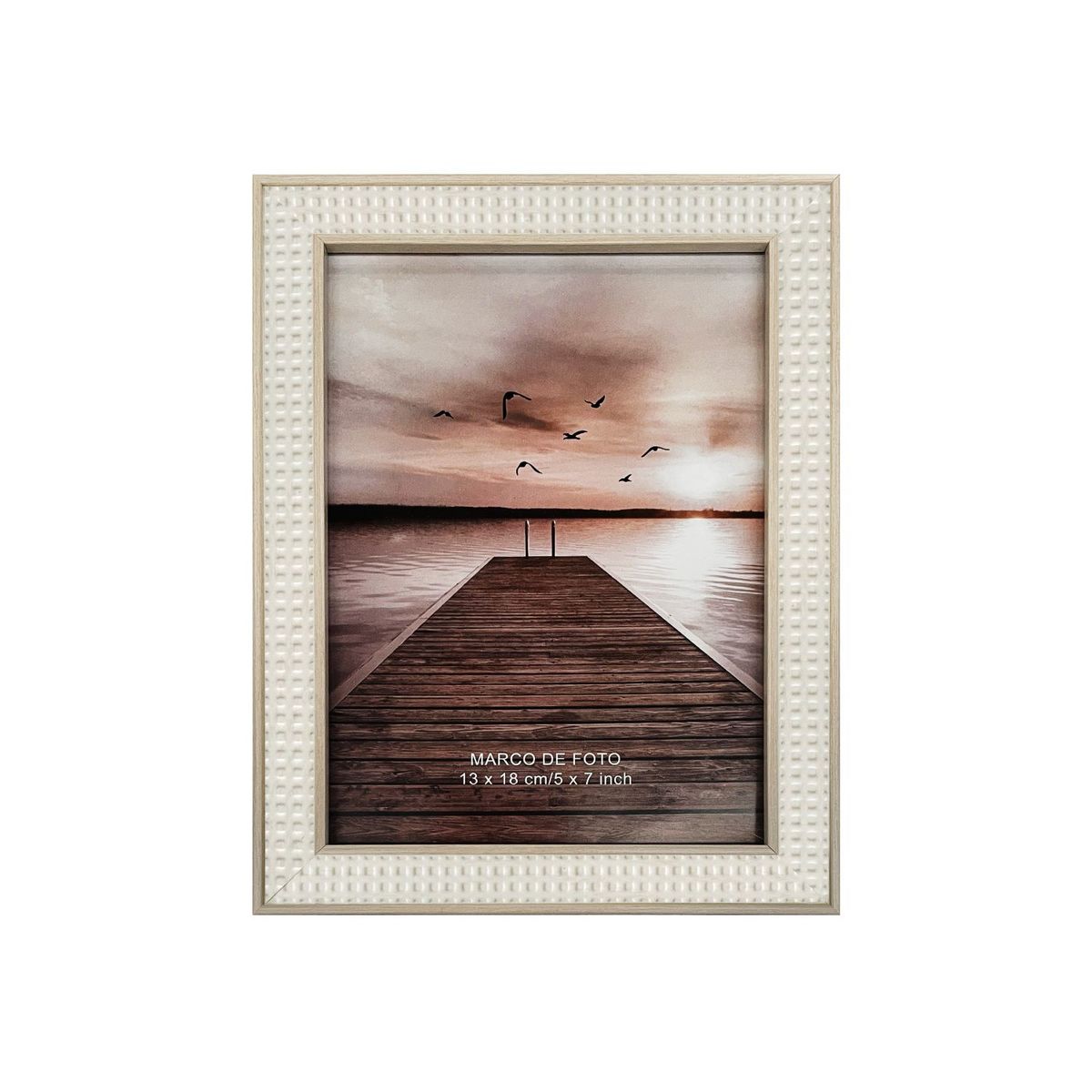 Porta Retrato Ally 13X18 Branco Just Home Collection, marca Just Home Collection - Foto Principal