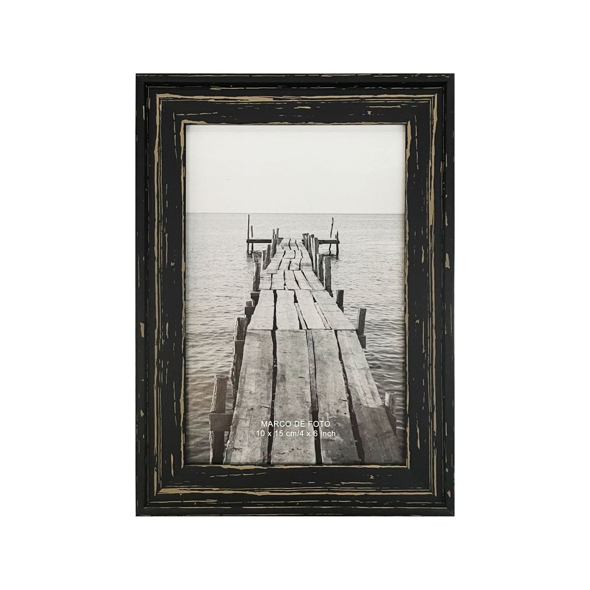 Porta Retrato Ally 15x20 Preto, marca Just Home Collection - Foto Principal