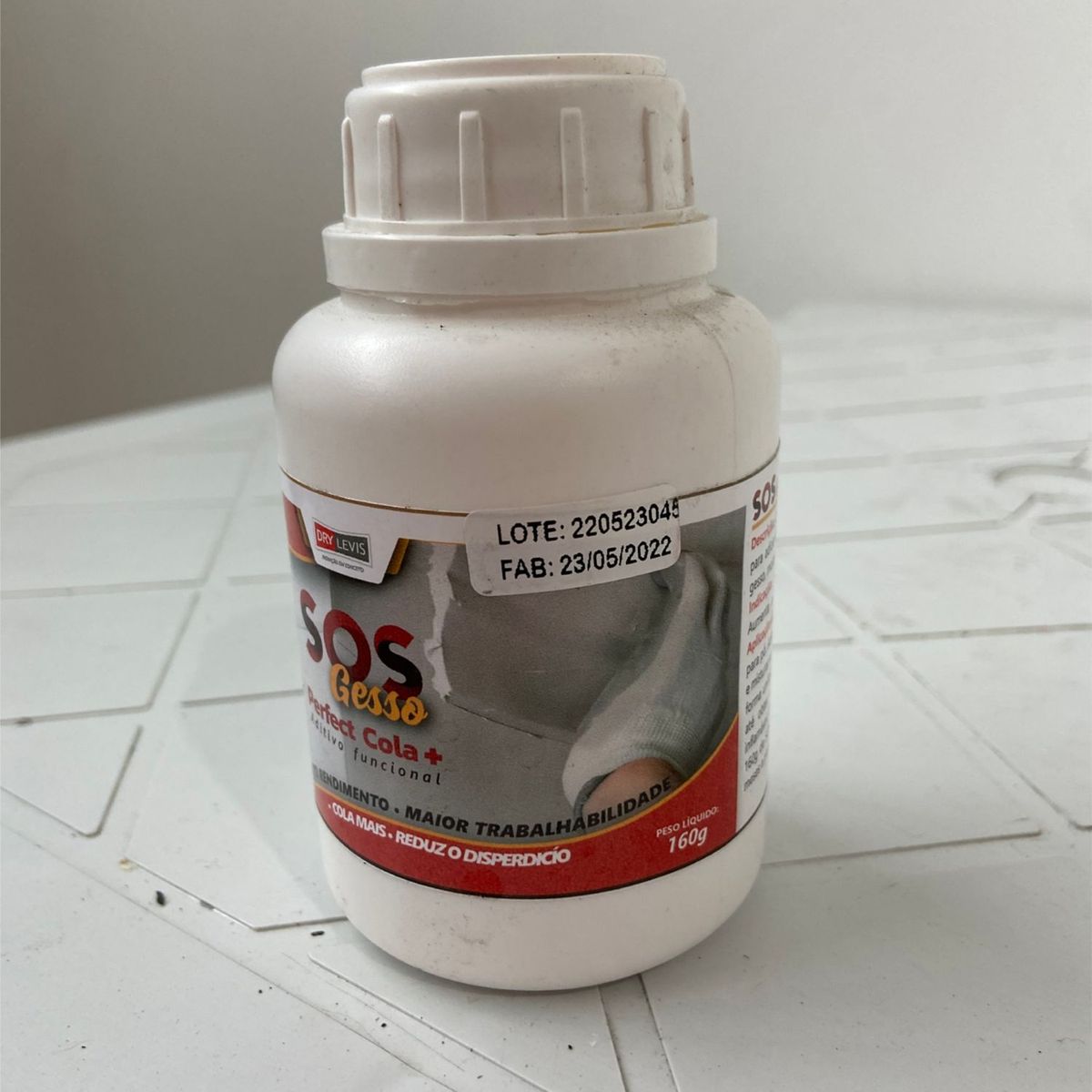 Sos Gesso Perfect Cola 160g Drylevs, marca Drylevs - Foto Principal