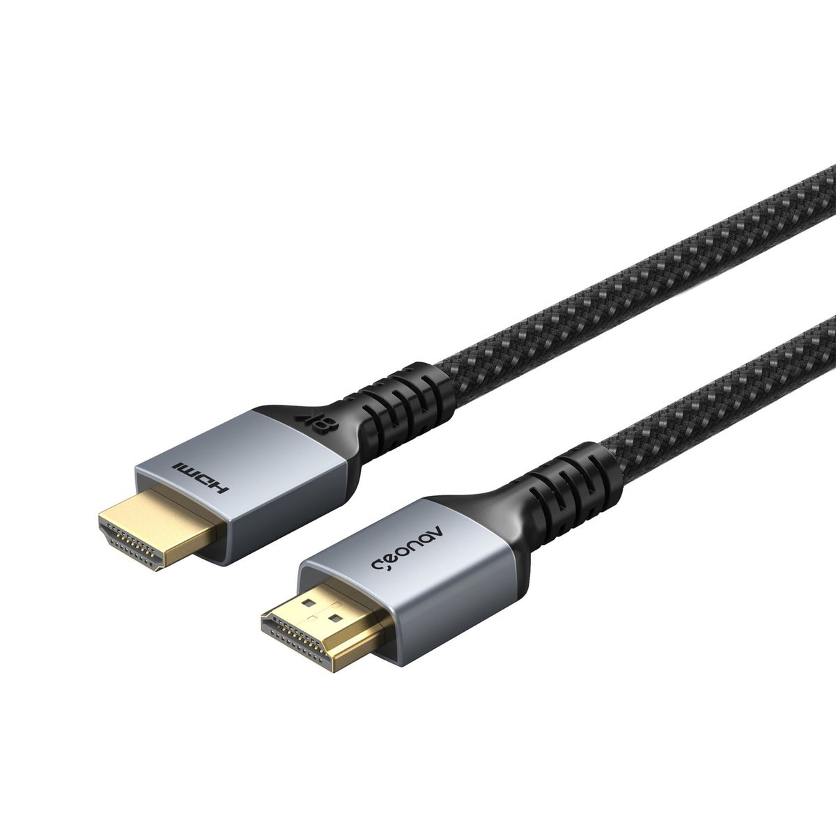 Cabo Hdmi 2.1 2 m Nylon Similar ao 8k, marca Geonav - Foto 2