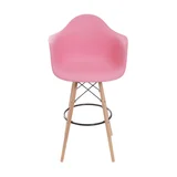Banquinho 6602 PP Braco B Mad Rosa OR Desing