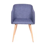 Cadeira 1126 Linho B Meta Jeans-Azul OR Desing