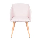 Cadeira 1126 Linho B Metal Mad Bege OR Desing