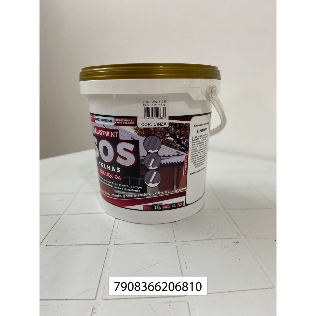Sos Telhas Cinza 3,6kgs Drylevs, marca Drylevs - Foto Principal
