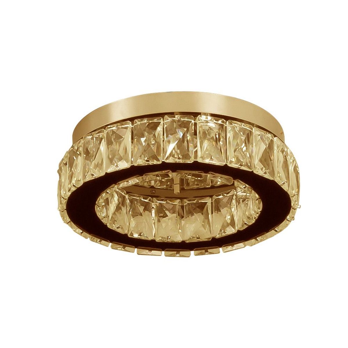 Plafon Tokyo Gold Led Redondo 16w 4000k 300mm, marca Bronzeart - Foto Principal