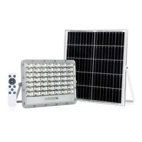 Refletor Deep Solar Led 200w 6500k com Painel Solar e Controle Remoto