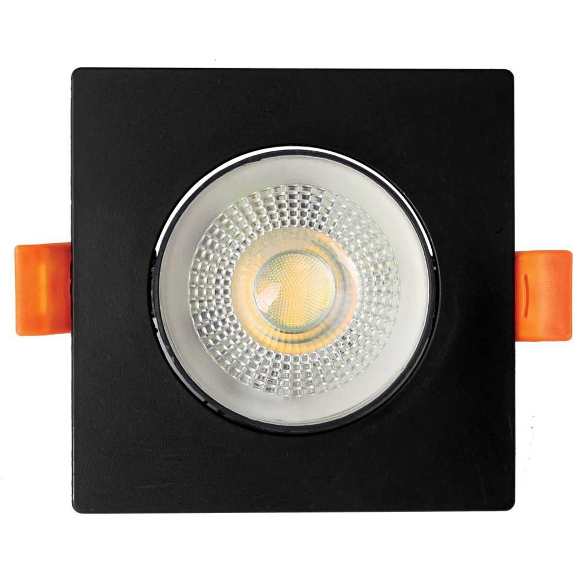Easy Led Quadrado Preto 3w 6,5k 7,5x7,5cm, marca Bronzeart - Foto Principal