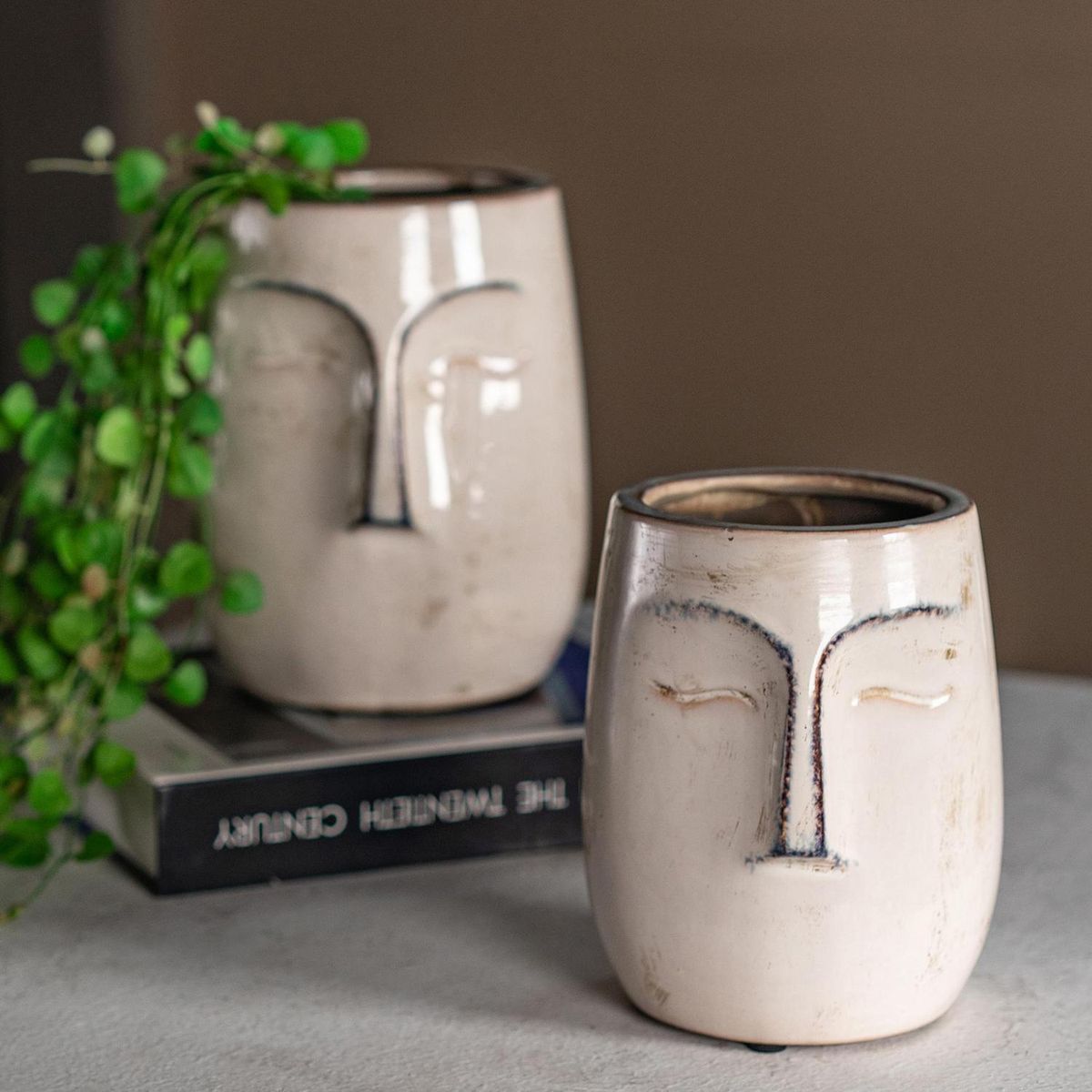 Vaso Decorativo Inti 15x18cm Just Home Collection, marca Just Home Collection - Foto 2