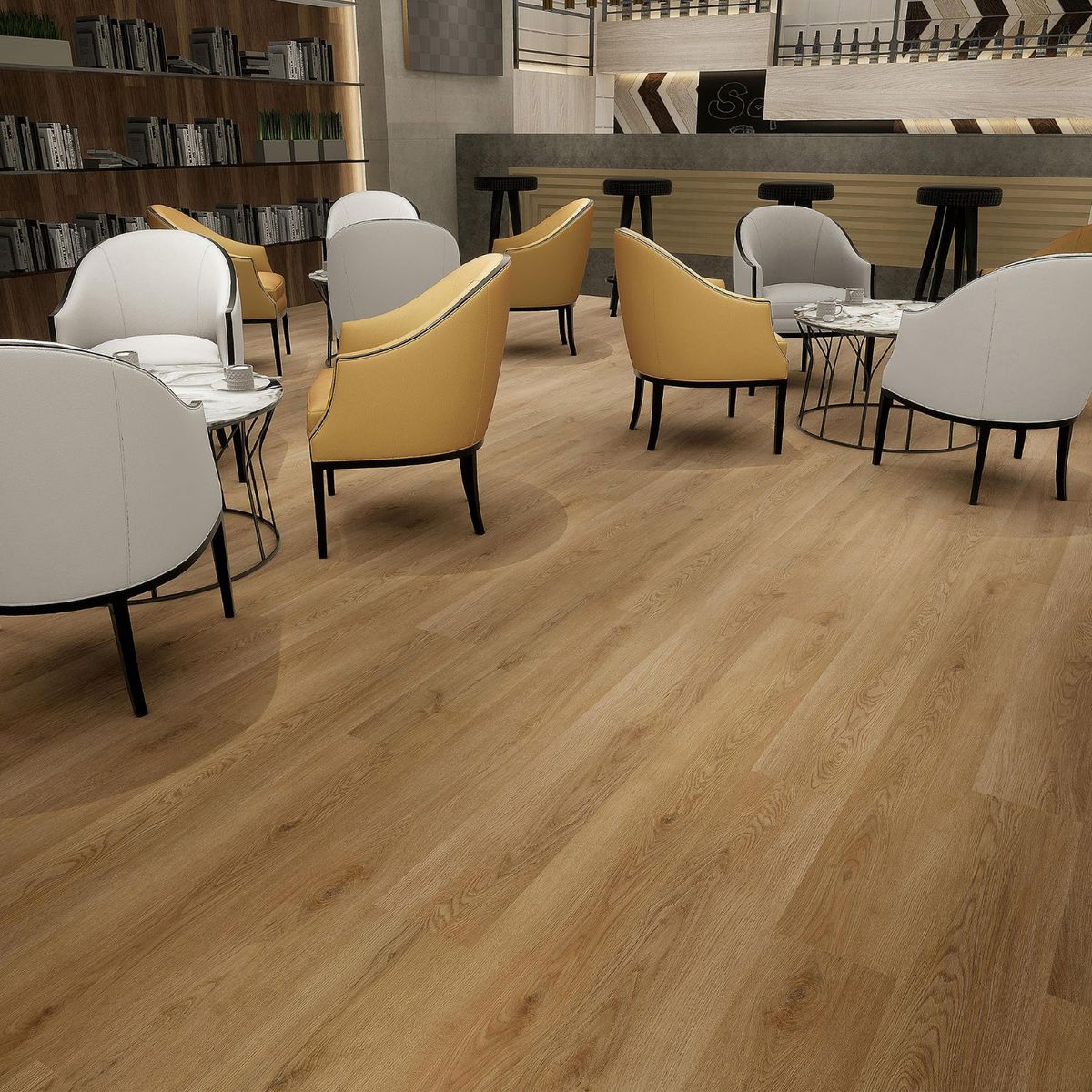 Piso Vinilico Spc Click  Natural Pine 3.2mm 18.2x122cm Caixa com 3.11m² Holztek, marca Holztek - Foto 2