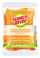 Esponja para Louças Delicadas Com Uma Unidade Laranja 3M
