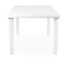 Mesa de Plástico Quadrada Desmontável Branca Mor