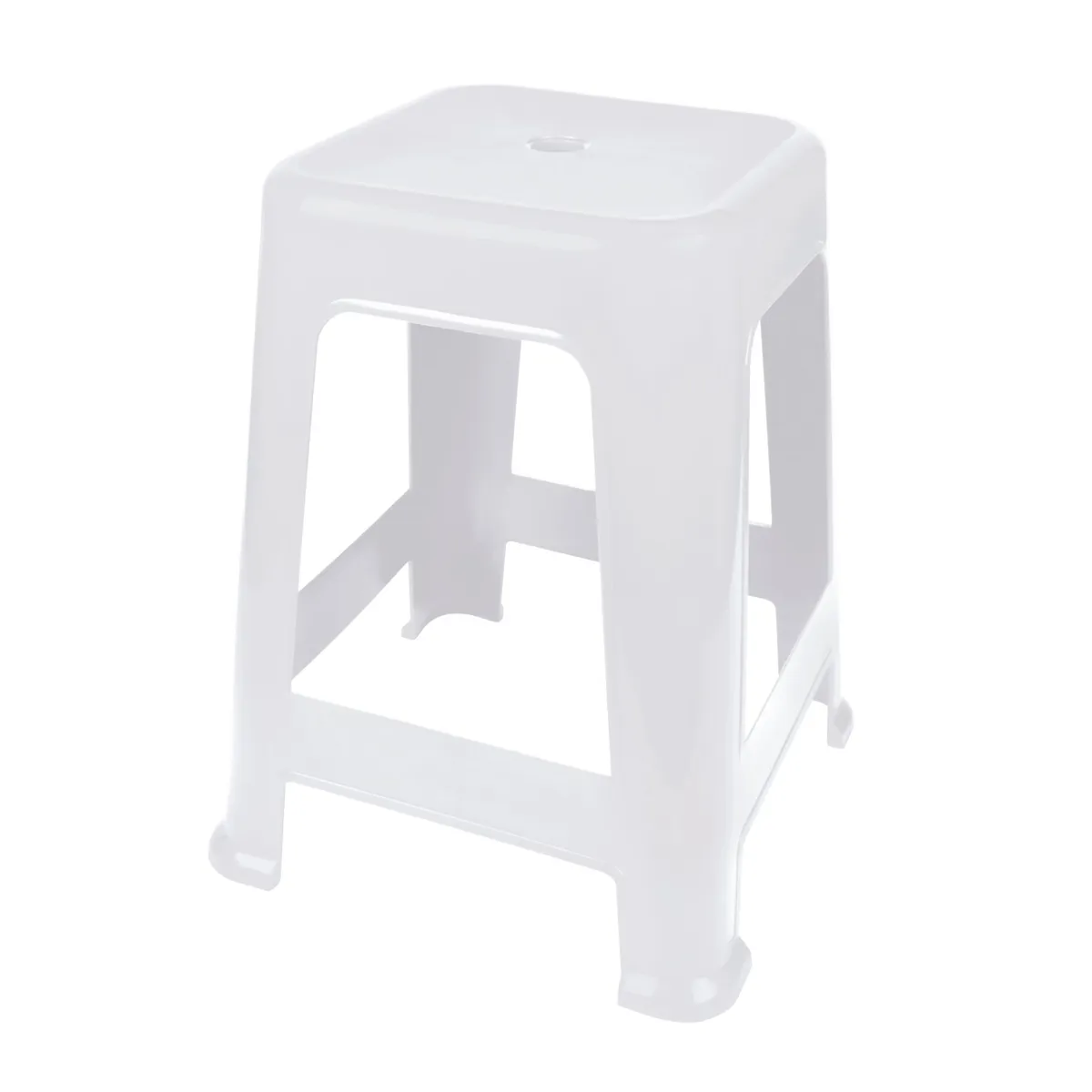 Banqueta de Plástico Empilhável Branco Mor, marca Mor - Foto Principal
