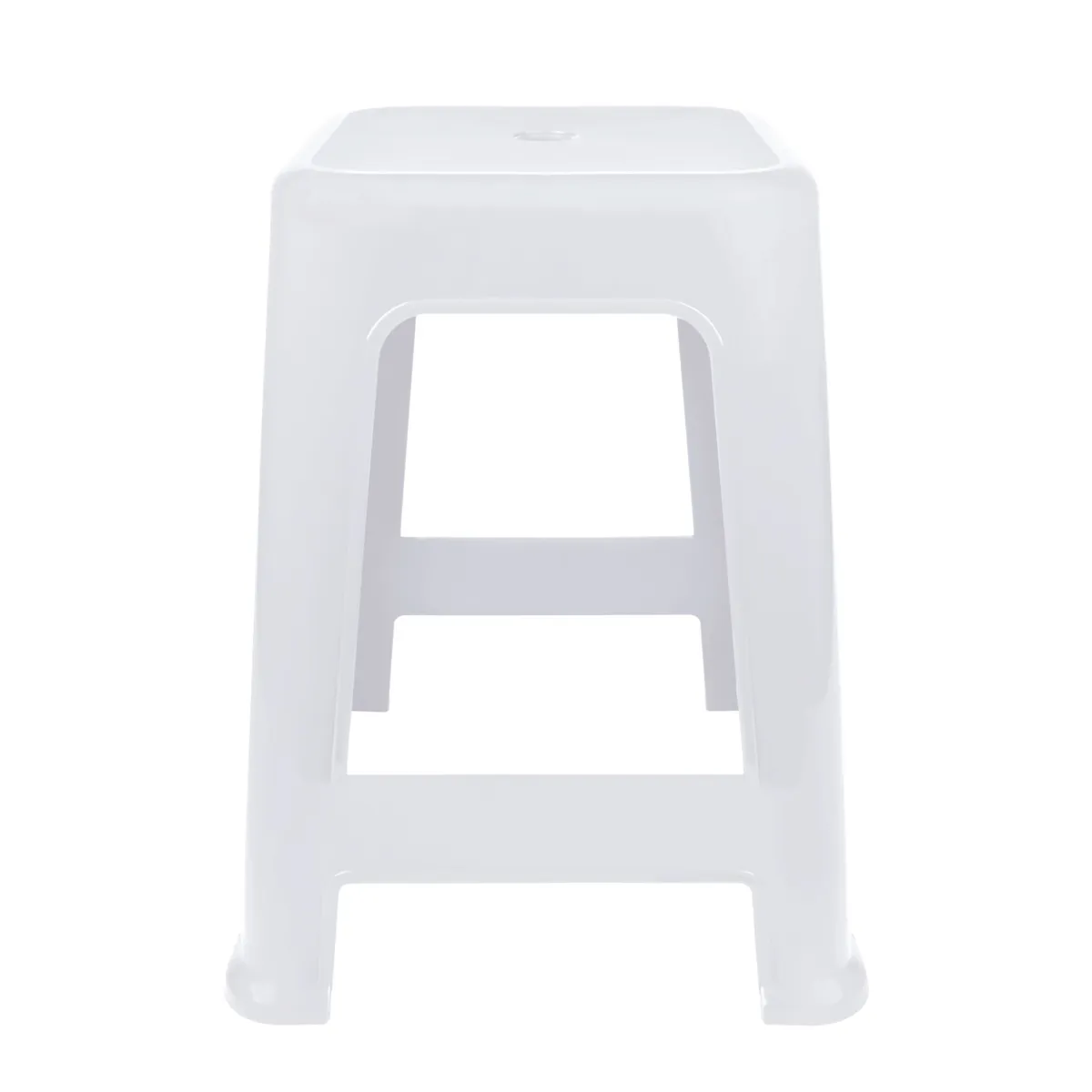Banqueta de Plástico Empilhável Branco Mor, marca Mor - Foto 2