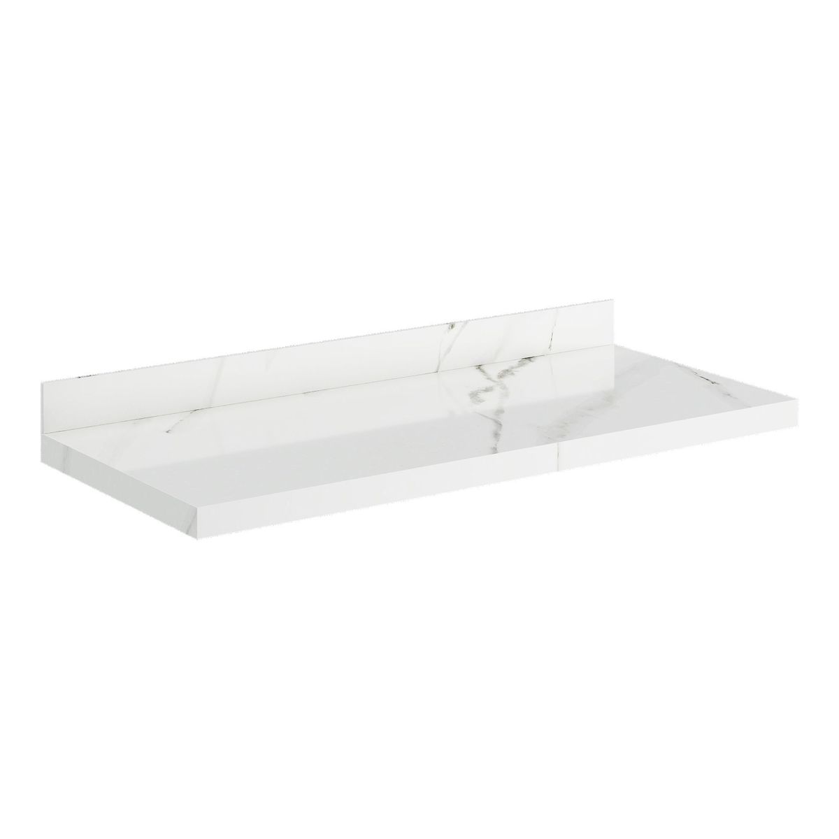 Prateleira Porcelanato Veneza 100 Branco, marca Darabas - Foto Principal