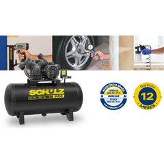 Compressor Pro 10pcm 110 Litros 127v
