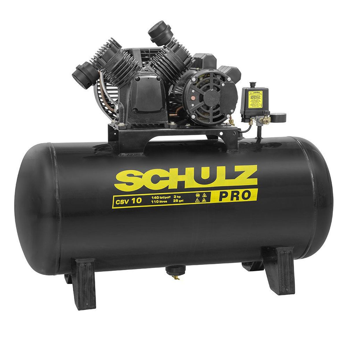 Compressor Pro 10pcm 110 Litros 127v, marca Schulz - Foto 2