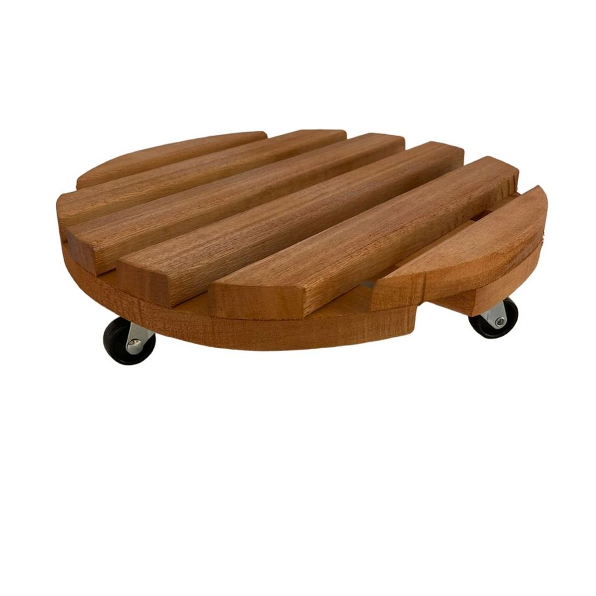 Suporte Redondo 34 Eucalipto Stain Jatobá Massol, marca Massol - Foto Principal
