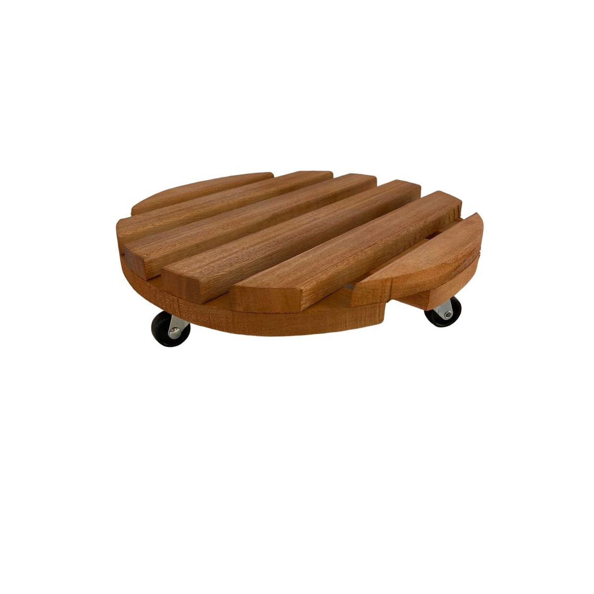 Suporte Redondo 34 Eucalipto Stain Jatobá Massol, marca Massol - Foto Principal