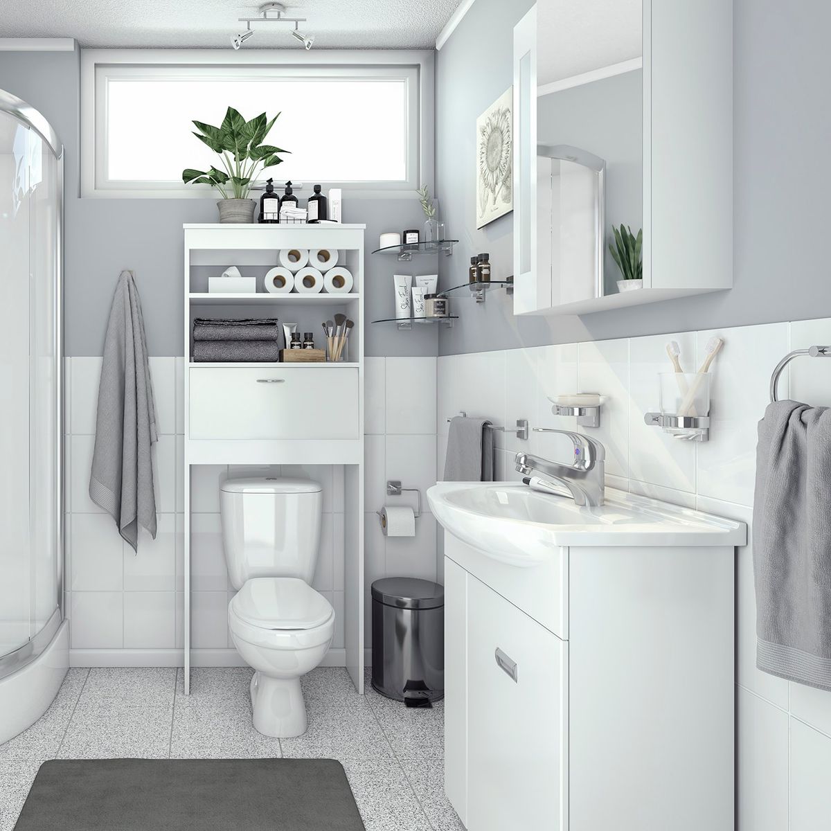 Kit De Banheiro 60X87X43, marca Sensi Dacqua - Foto Principal
