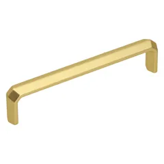 Puxador 128mm Zamak Ouro Mate Uu56