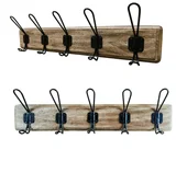 Cabideiro  5 Gan Pto Mad Nat 60Cm