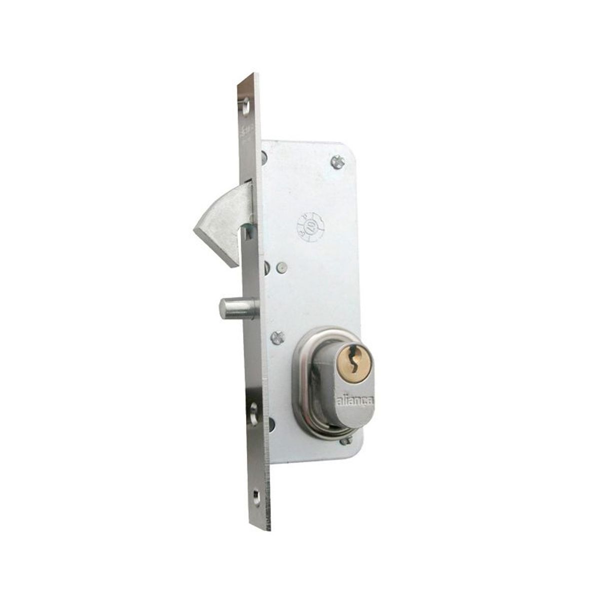 Fechadura F1300 Externa 24mm Cromado Aliança, marca Aliança - Foto Principal