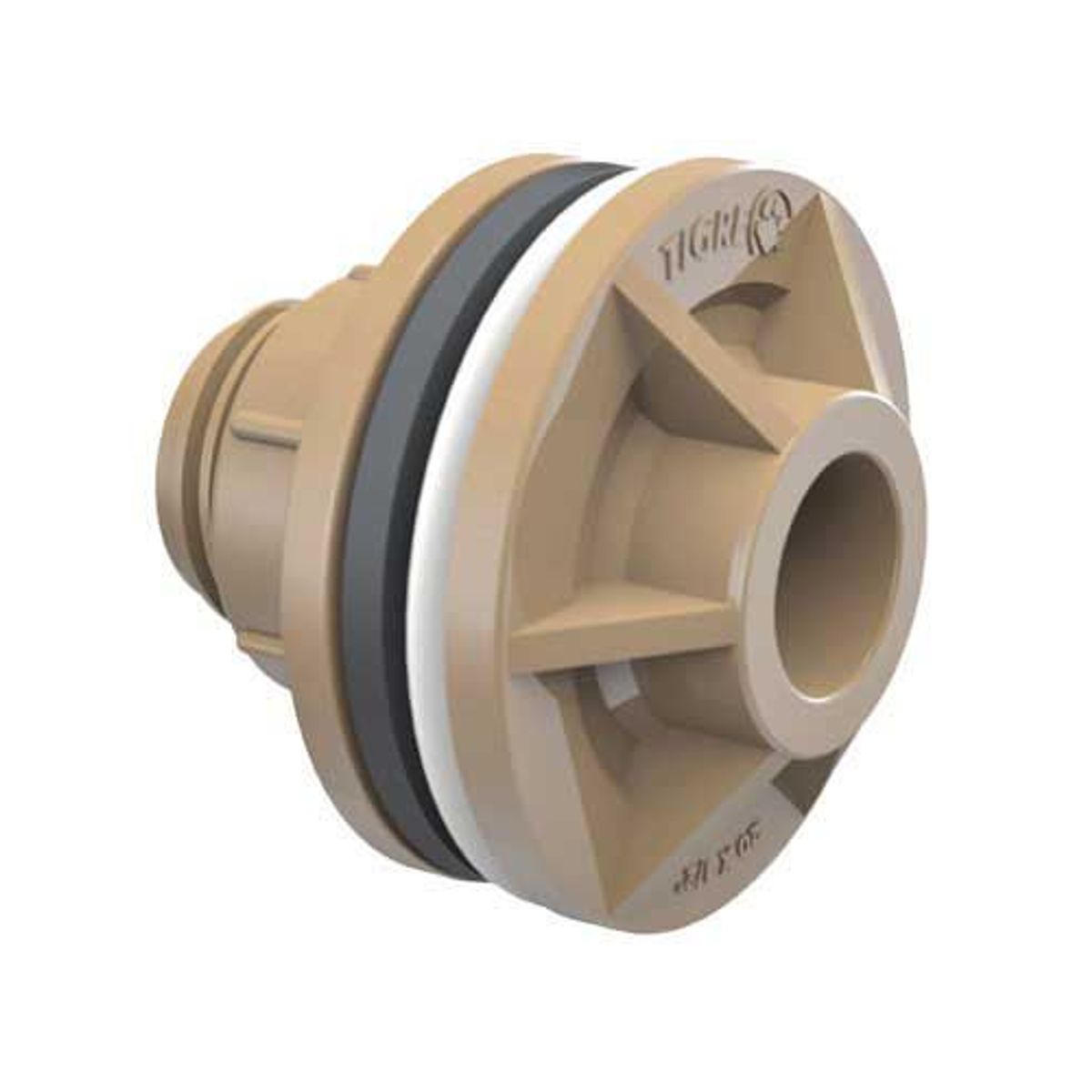 Adaptador Flange Soldavel / Roscável Caixa De Água marrom 25mmx3/4, marca Tigre - Foto Principal