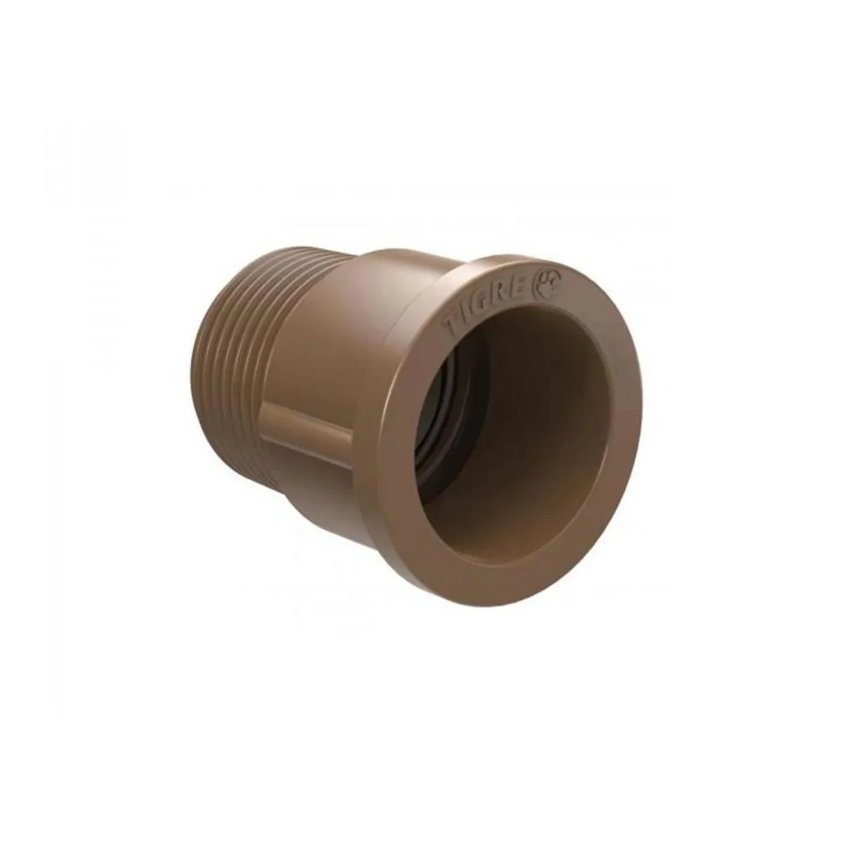 Adaptador Curto Soldavel / Roscável Água Fria marrom 32mmx1", marca Tigre - Foto Principal