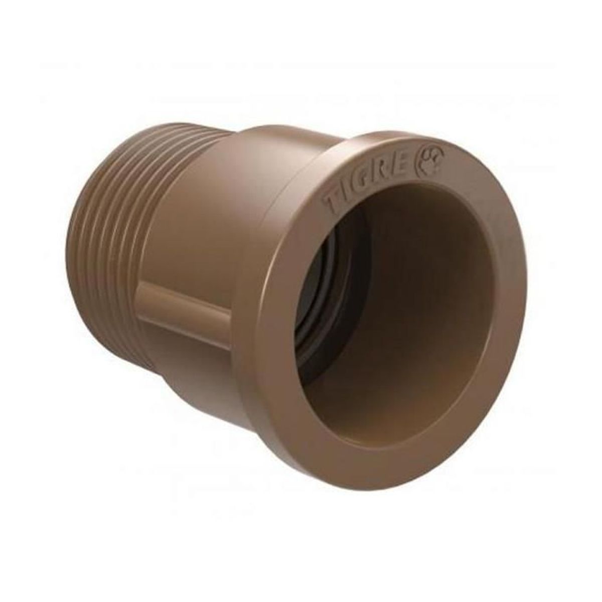 Adaptador Curto Soldavel / Roscável Água Fria marrom 40mmx1.1/4", marca Tigre - Foto Principal