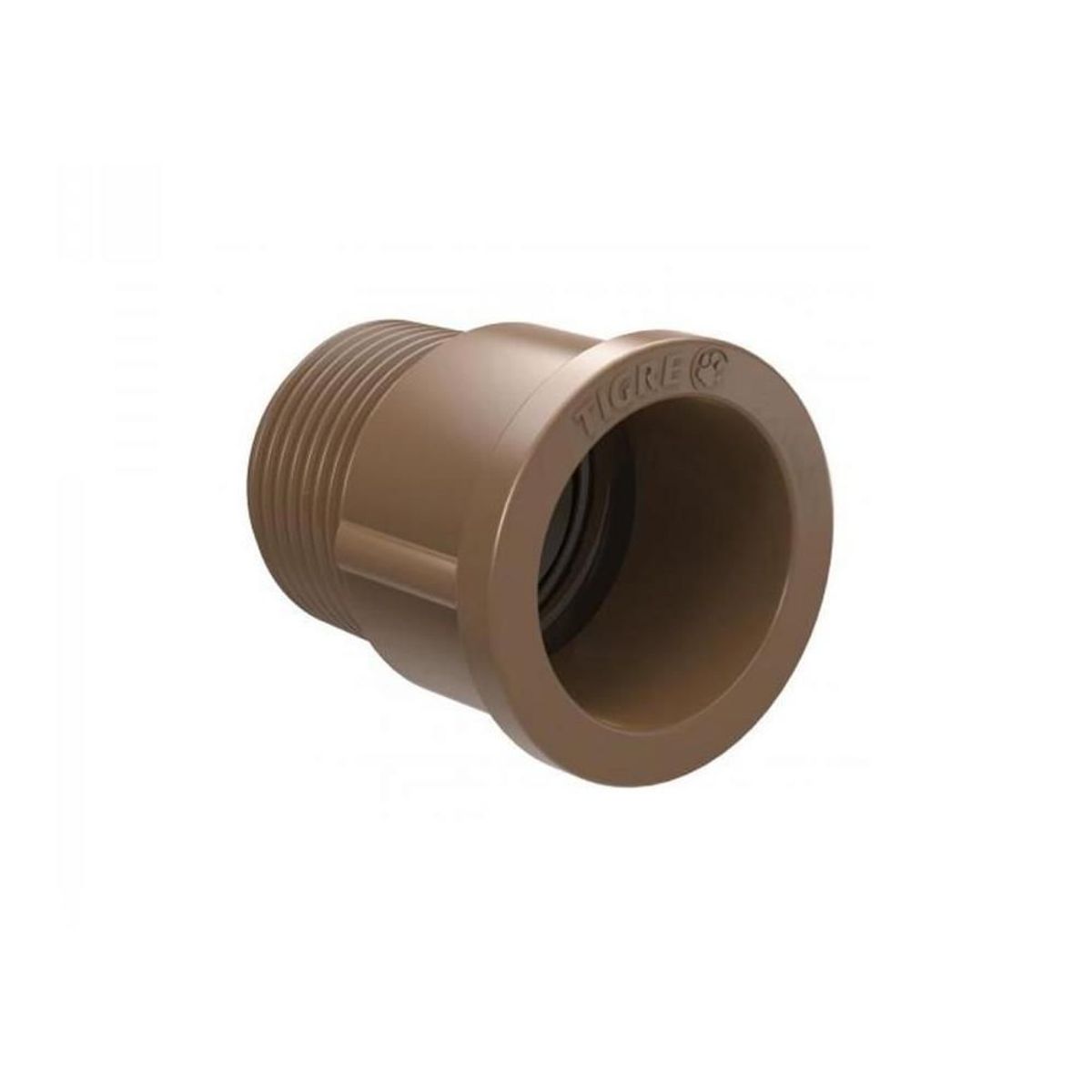 Adaptador Curto Soldavel / Roscável Água Fria marrom 40mmx1.1/4", marca Tigre - Foto Principal