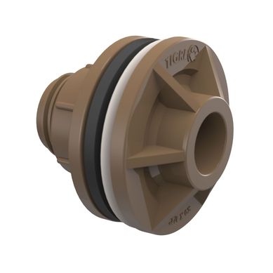 Adaptador Flange Soldavel / Roscvel Caixa De gua marrom 20mmx1/2