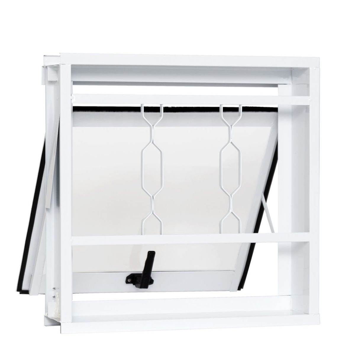 Maxim ar Grade Corrente Vidro Liso 50x50 Unic Sol Branco, marca Ramassol - Foto Principal