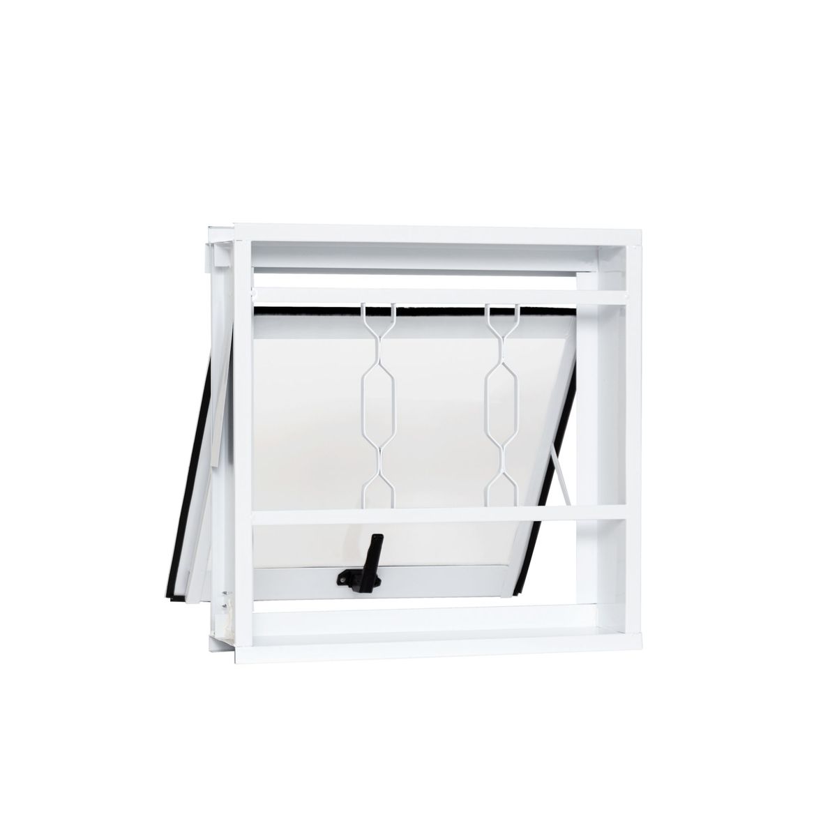 Maxim ar Grade Corrente Vidro Liso 50x50 Unic Sol Branco, marca Ramassol - Foto Principal
