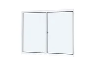 Janela Correr sem Grade 2 Folhas Vidro Liso Slim 120x100 Branco