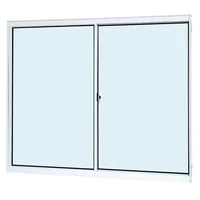 Janela Correr sem Grade 2 Folhas Vidro Liso Slim 150x100 Branco