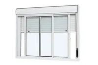 Janela Veneziana com Persiana Vidro Liso Brize 120x120 Branco