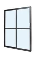 Porta Balcao 2 Folhas Vidro Liso Ultra 160x210 Direita Preto