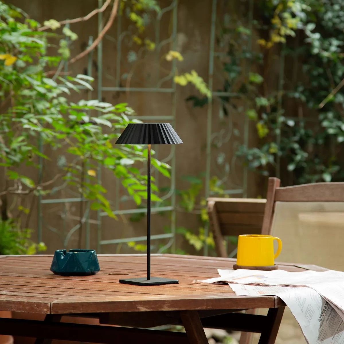 Luminária de Mesa Led Usb Preto Just Home Collection, marca Just Home Collection - Foto 2