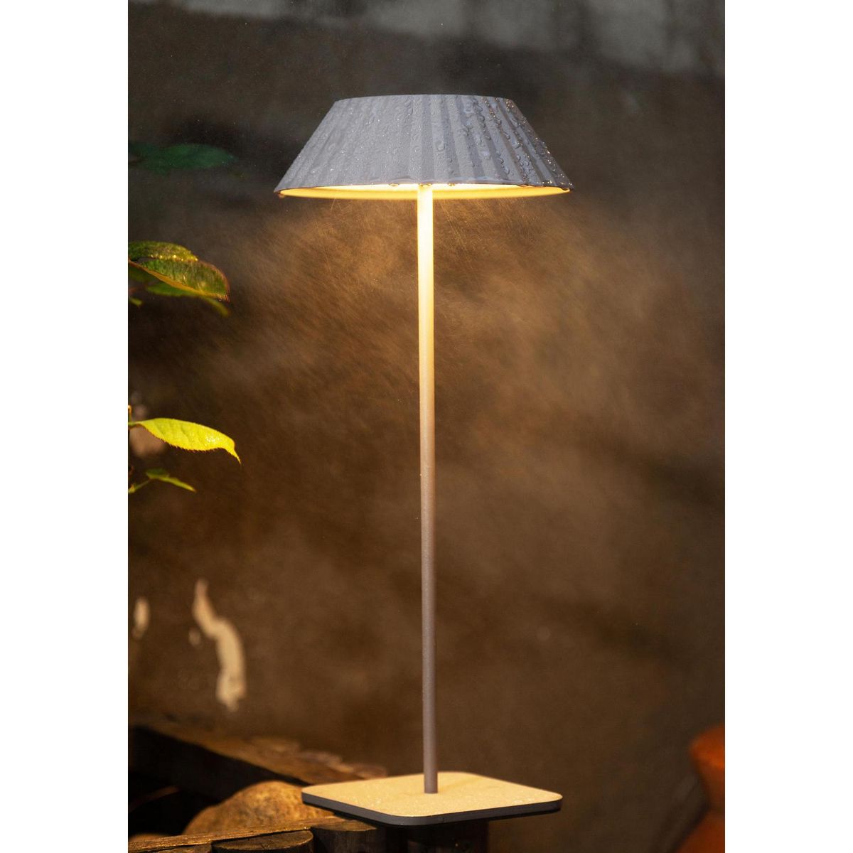 Luminária de Mesa Led UHat Cinza Just Home Collection, marca Just Home Collection - Foto 2