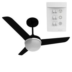 Ventilador Teto Aliseu Alisclean 220v - Preto