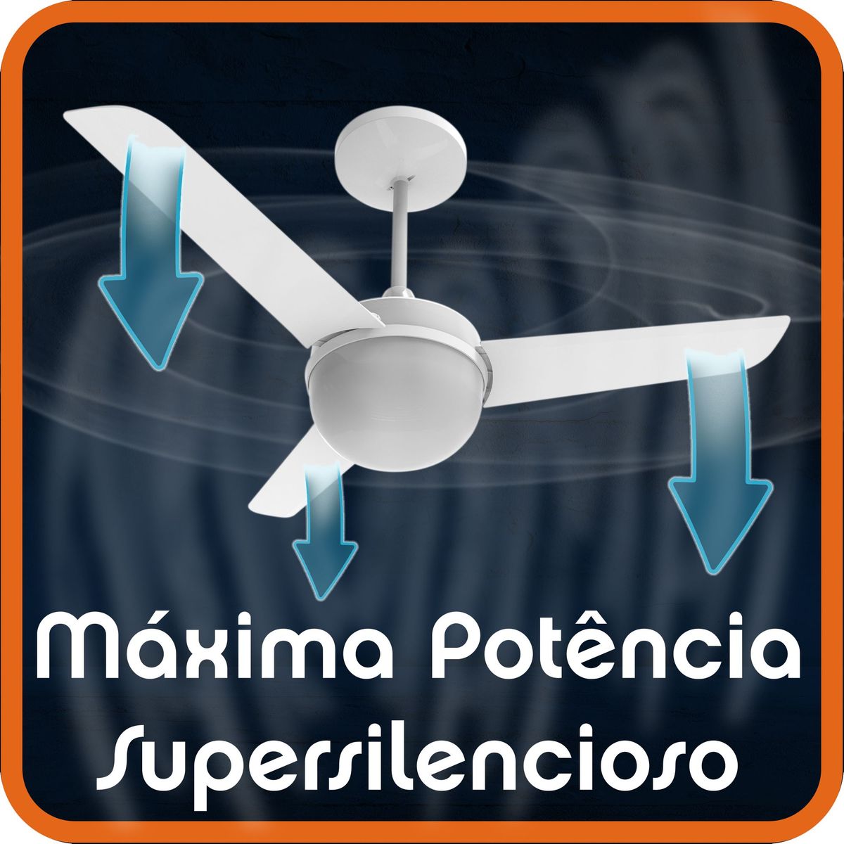 Ventilador Teto Aliseu Alisclean 220v - Preto, marca Aliseu - Foto 2
