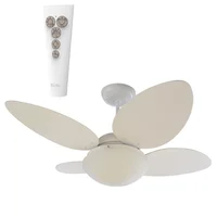 Ventilador Teto Aliseu Vime 127v - Branco com Controle Remoto
