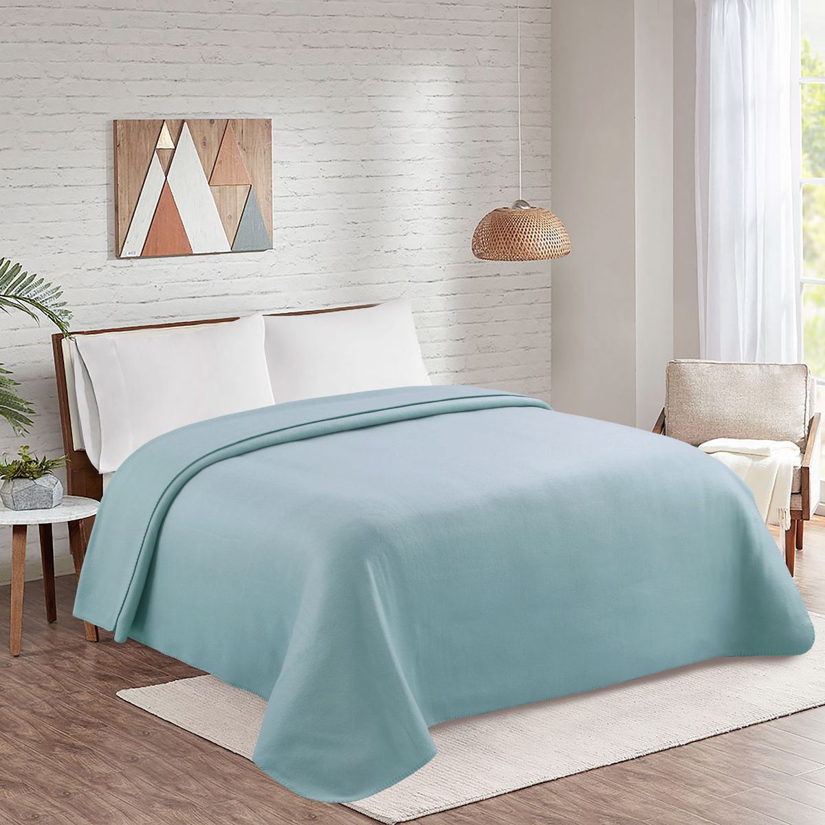 Cobertor de Lã Casal Cinza 195x220cm Just Home Collection, marca Just Home Collection - Foto Principal